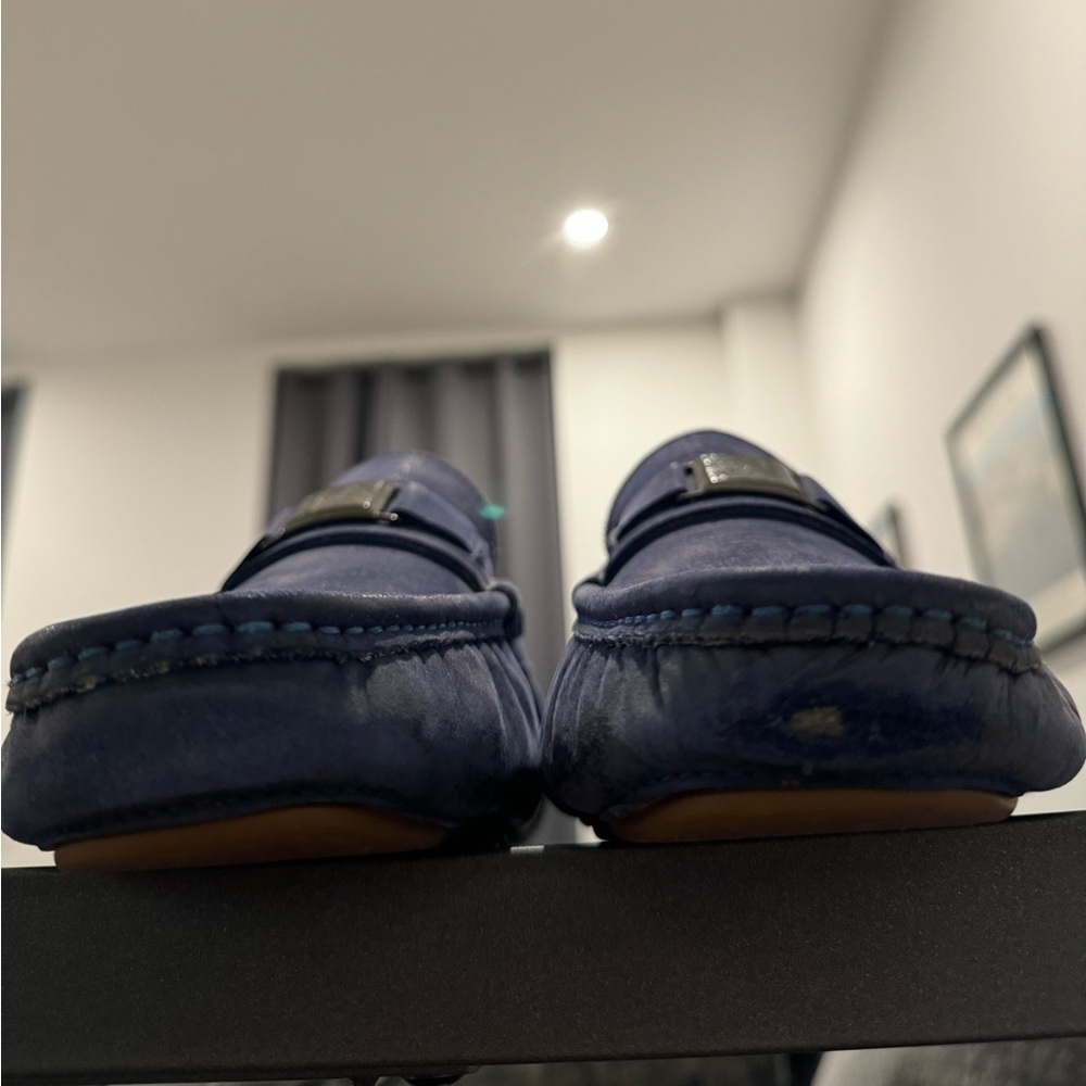 Versace Driving Shoes in Suede Blue - Men’s (US 9) - Picture 11 of 12